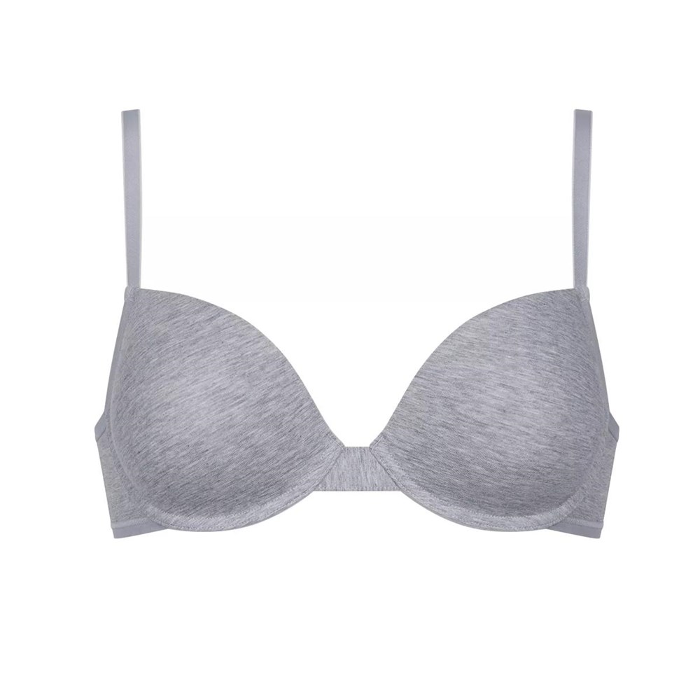 Sloggi 24/7 100 Wired Watowany Bra Szare | 39751-GPDZ