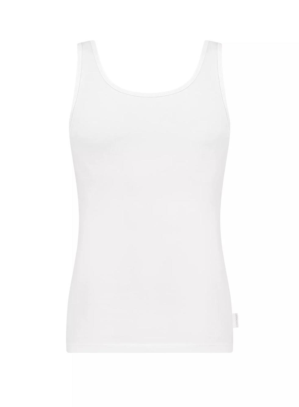 Sloggi 24/7 Vest Tank Top Białe | 69418-SCFU