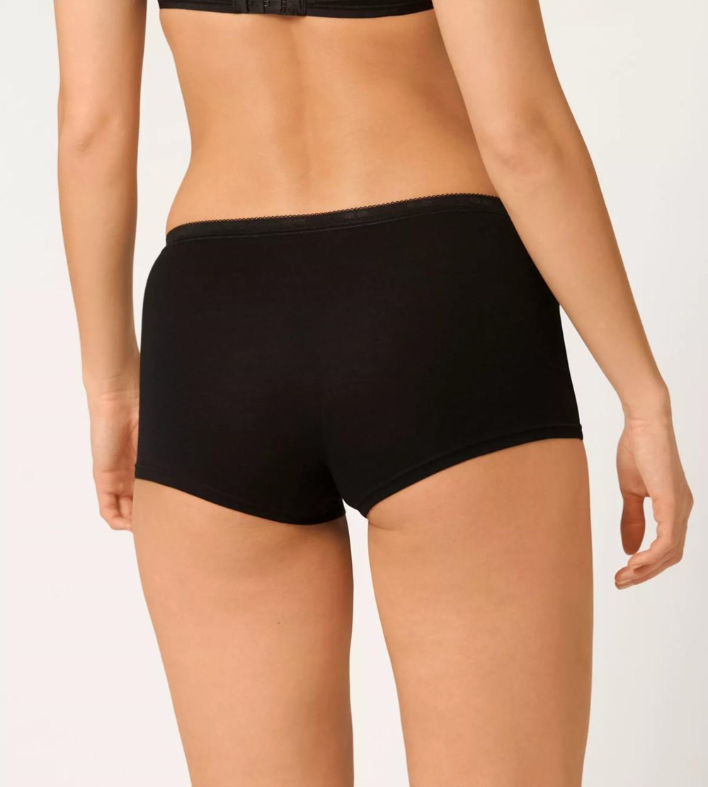 Sloggi Basic+ Shorty Czarne | 93528-XNHC