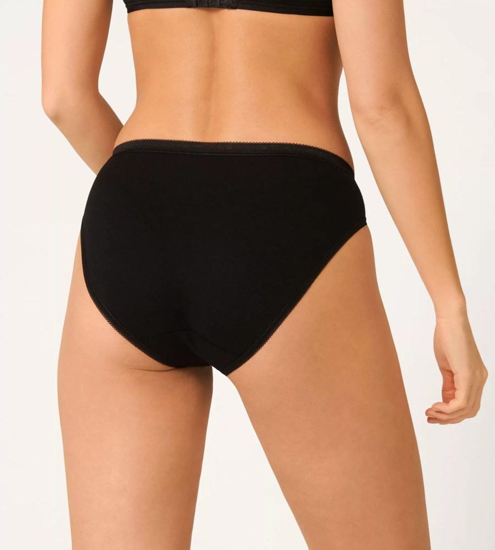 Sloggi Basic+ Tai Brief Czarne | 13409-NQCP