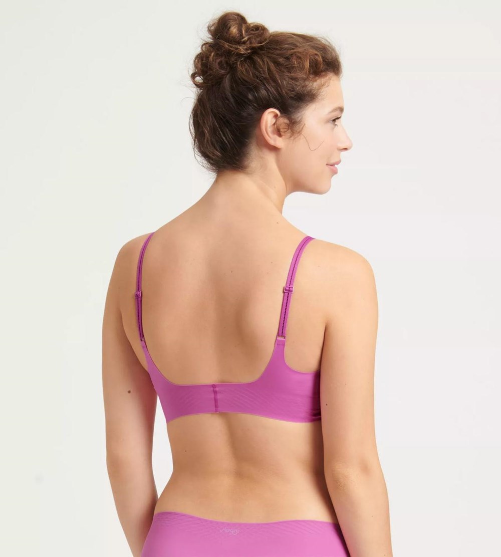 Sloggi Body Adapt Bralette Różowe | 42187-MTLC