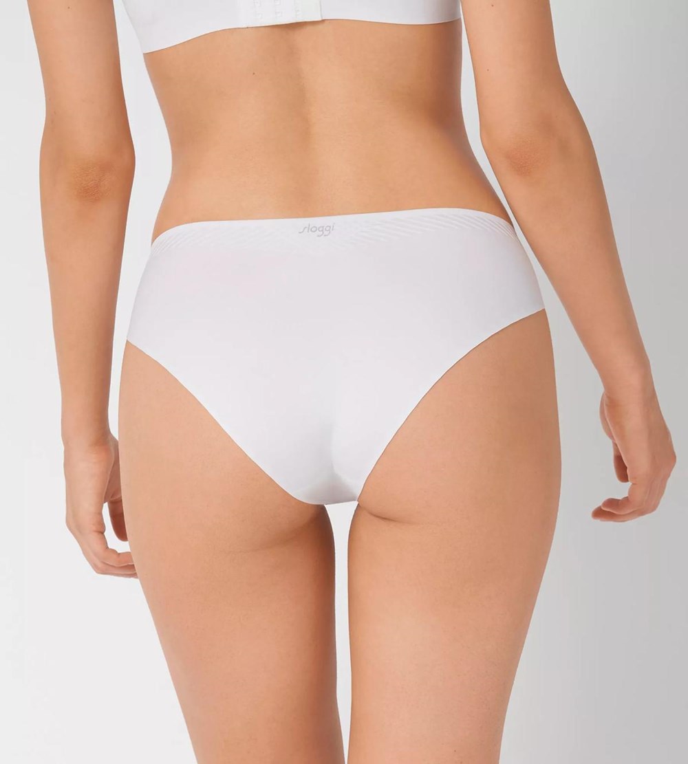 Sloggi Body Adapt High Leg Brief Białe | 97416-FWJI