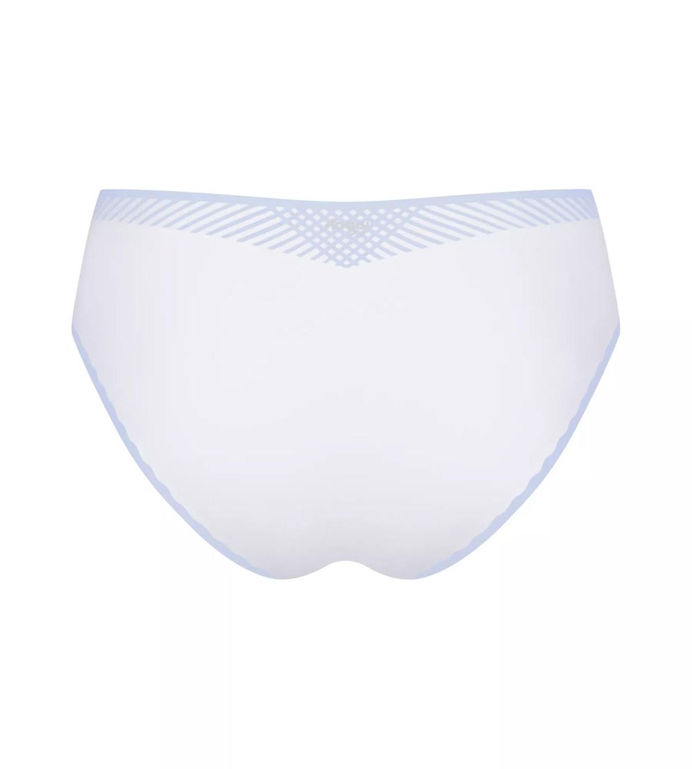 Sloggi Body Adapt High Leg Brief Białe Głęboka | 09386-ZJSQ