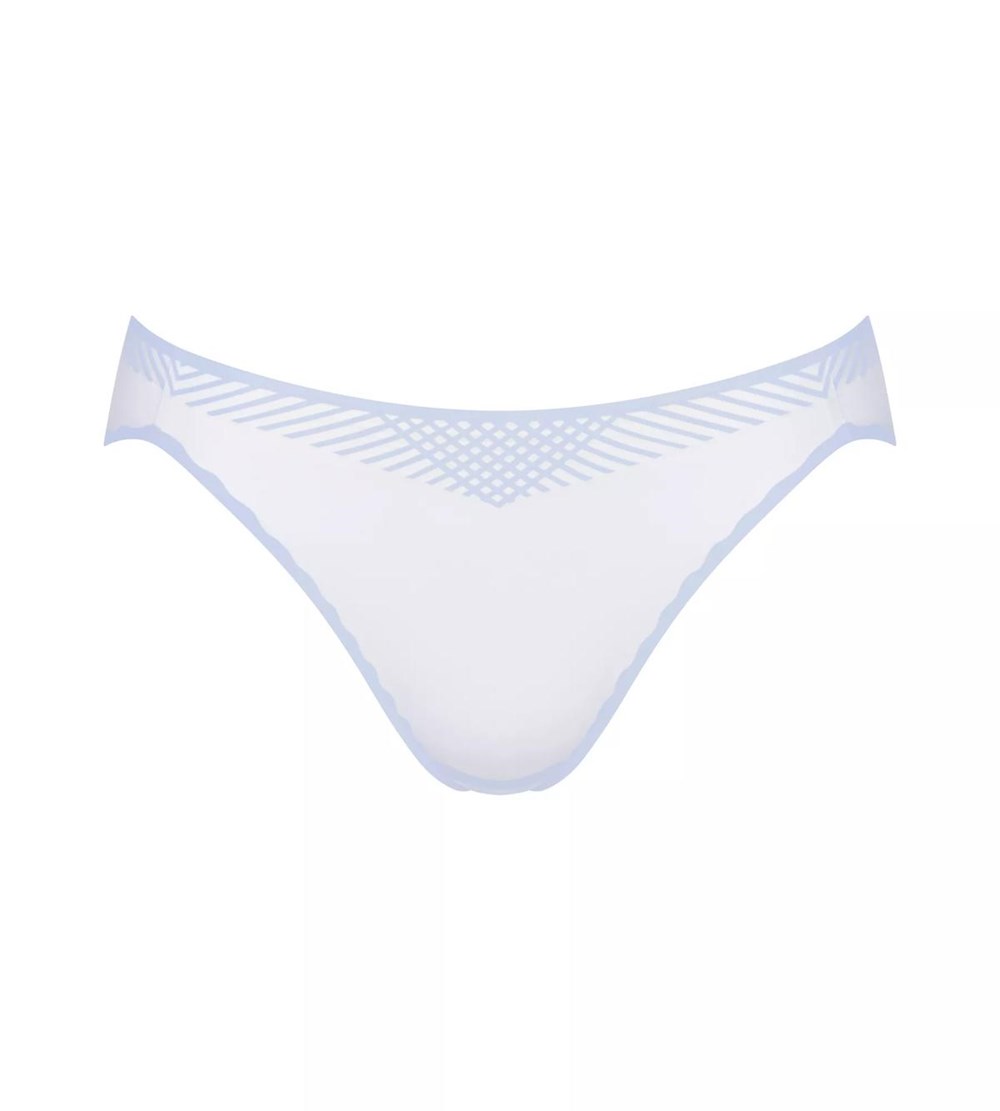 Sloggi Body Adapt High Leg Brief Białe Głęboka | 09386-ZJSQ