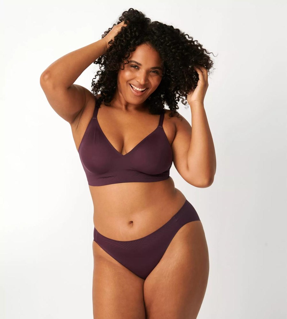 Sloggi Body Adapt High Leg Brief Brązowe | 30628-BIWV