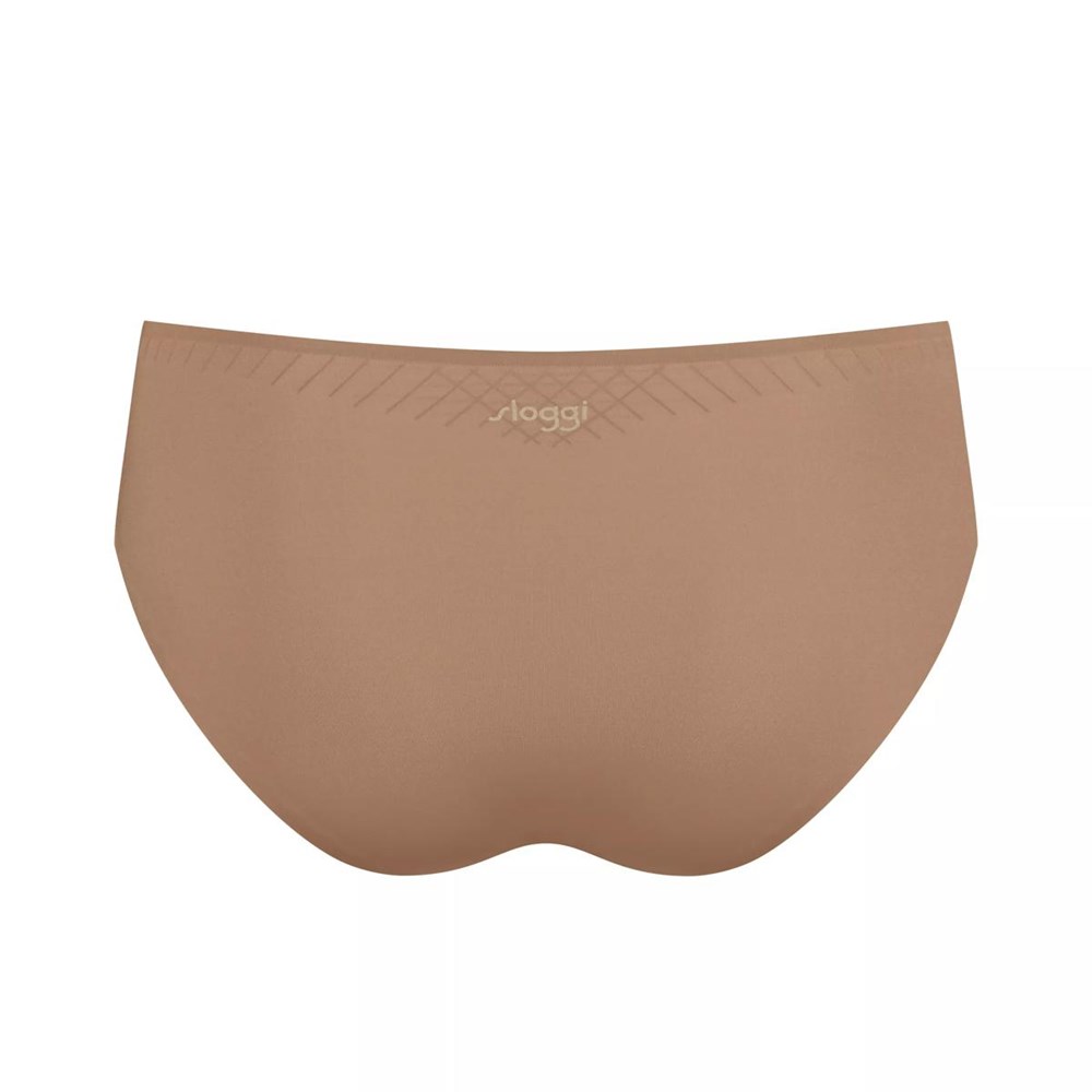 Sloggi Body Adapt High Leg Brief Brązowe | 37842-BGCO