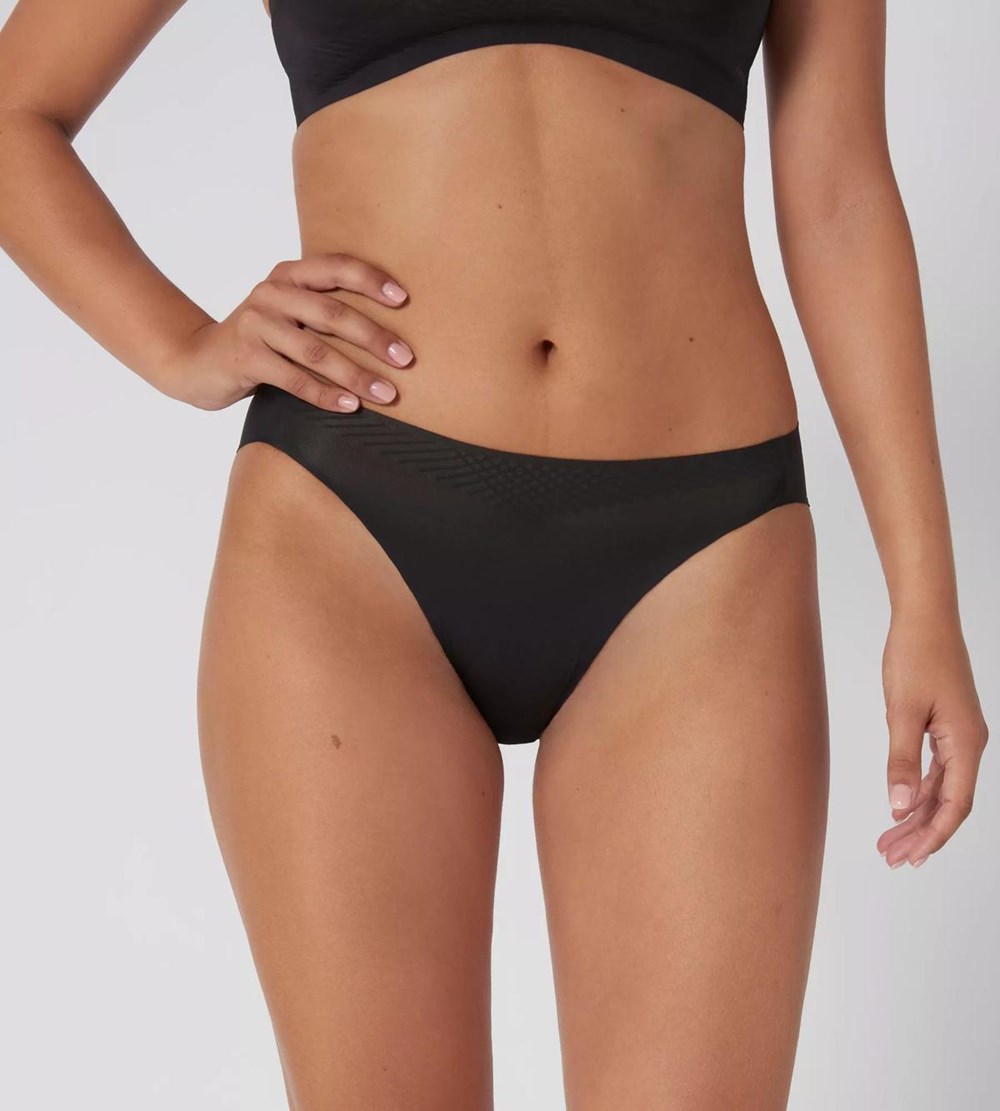 Sloggi Body Adapt High Leg Brief Czarne | 50432-UTCH