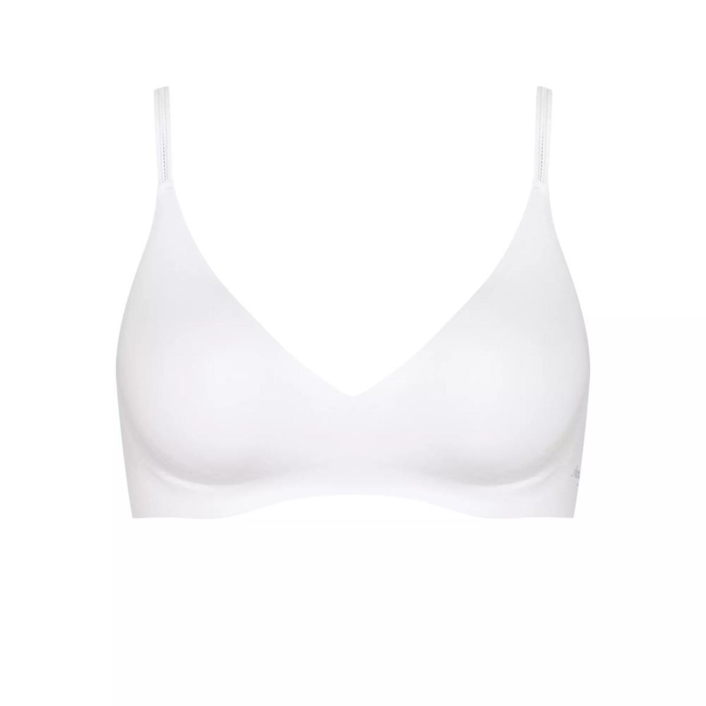 Sloggi Body Adapt Soft Bra Białe | 20639-QNTE