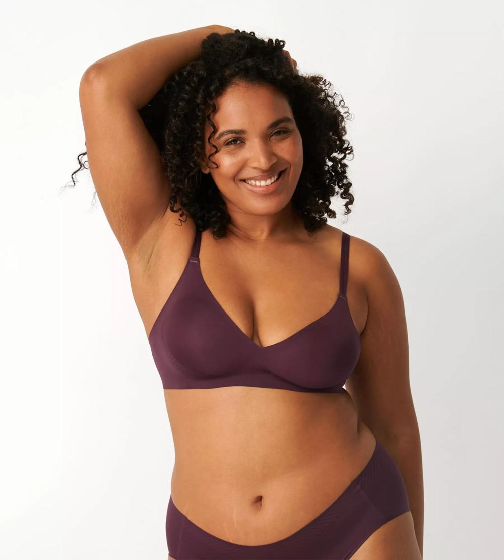 Sloggi Body Adapt Soft Bra Brązowe | 61059-FXPH