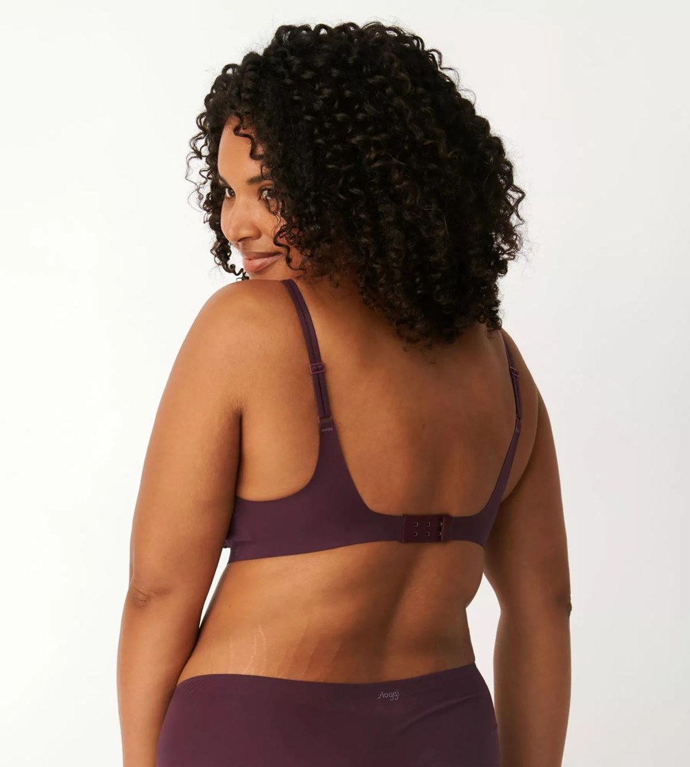 Sloggi Body Adapt Soft Bra Brązowe | 61059-FXPH