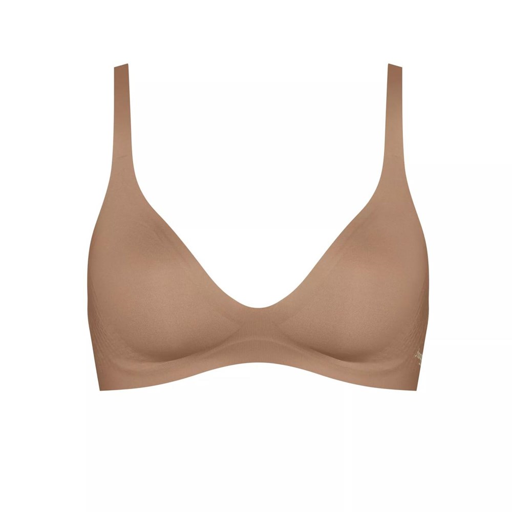 Sloggi Body Adapt T-shirt Bra Brązowe | 73462-RUBL