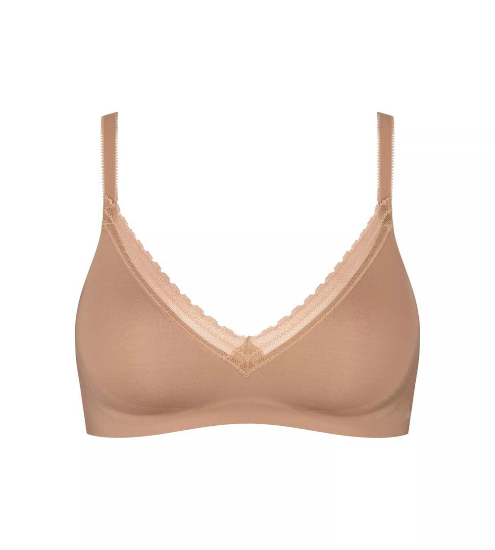 Sloggi Body Adapt Twist Non-wired Bra Brązowe | 93086-TBJS