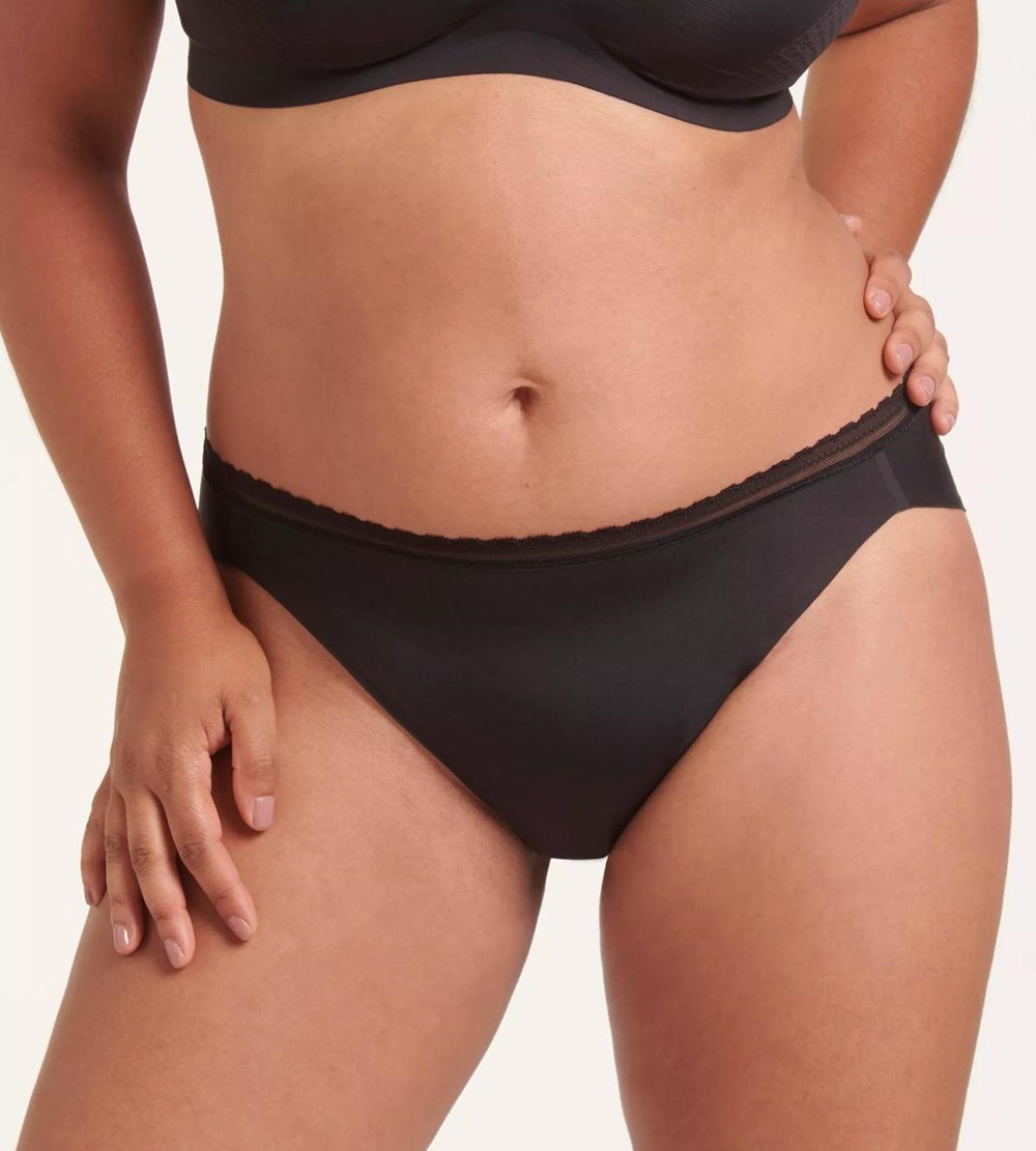 Sloggi Body Adapt Twist Tai Brief Czarne | 38970-WAMI