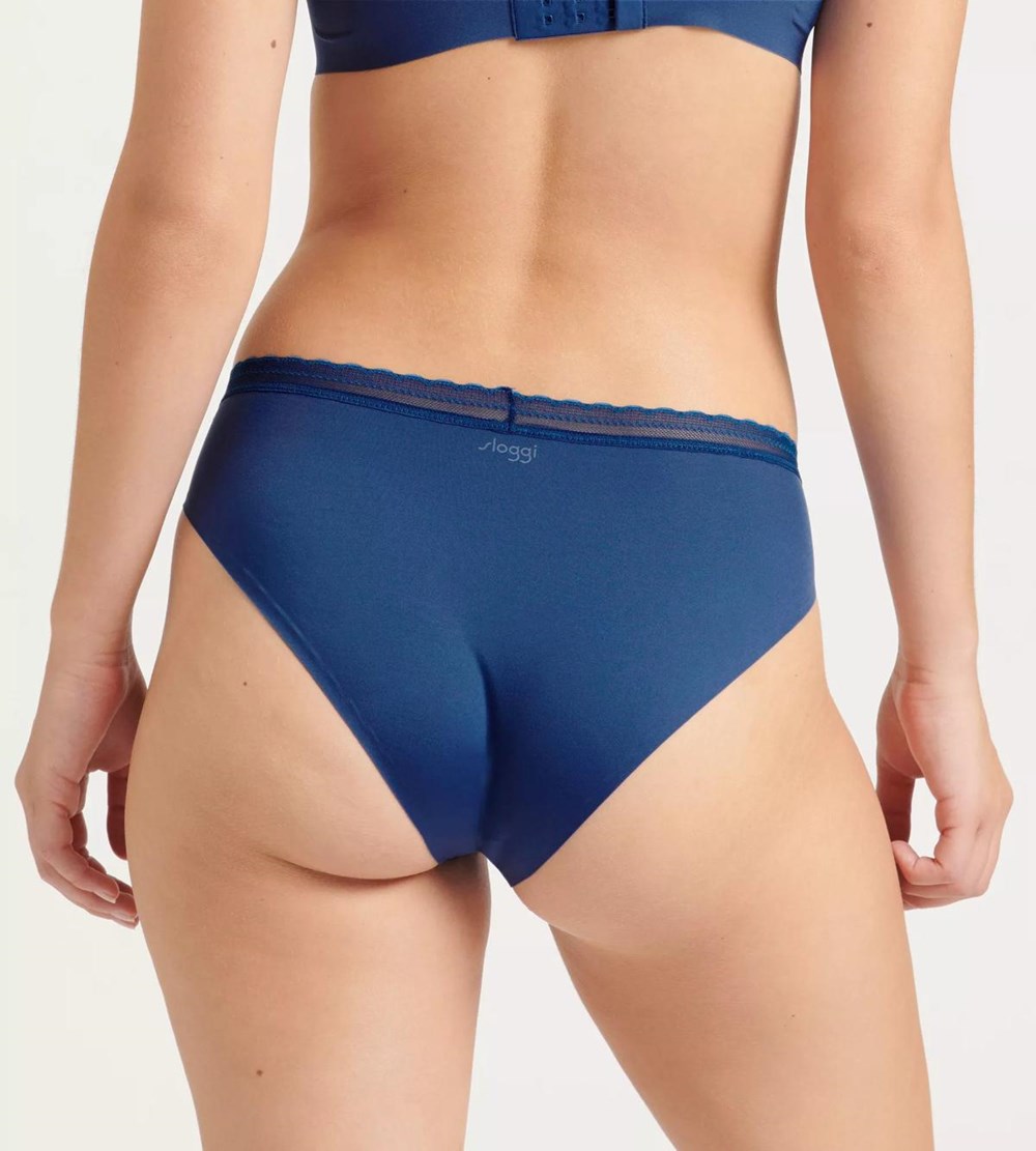 Sloggi Body Adapt Twist Tai Brief Niebieskie | 75293-UMFS