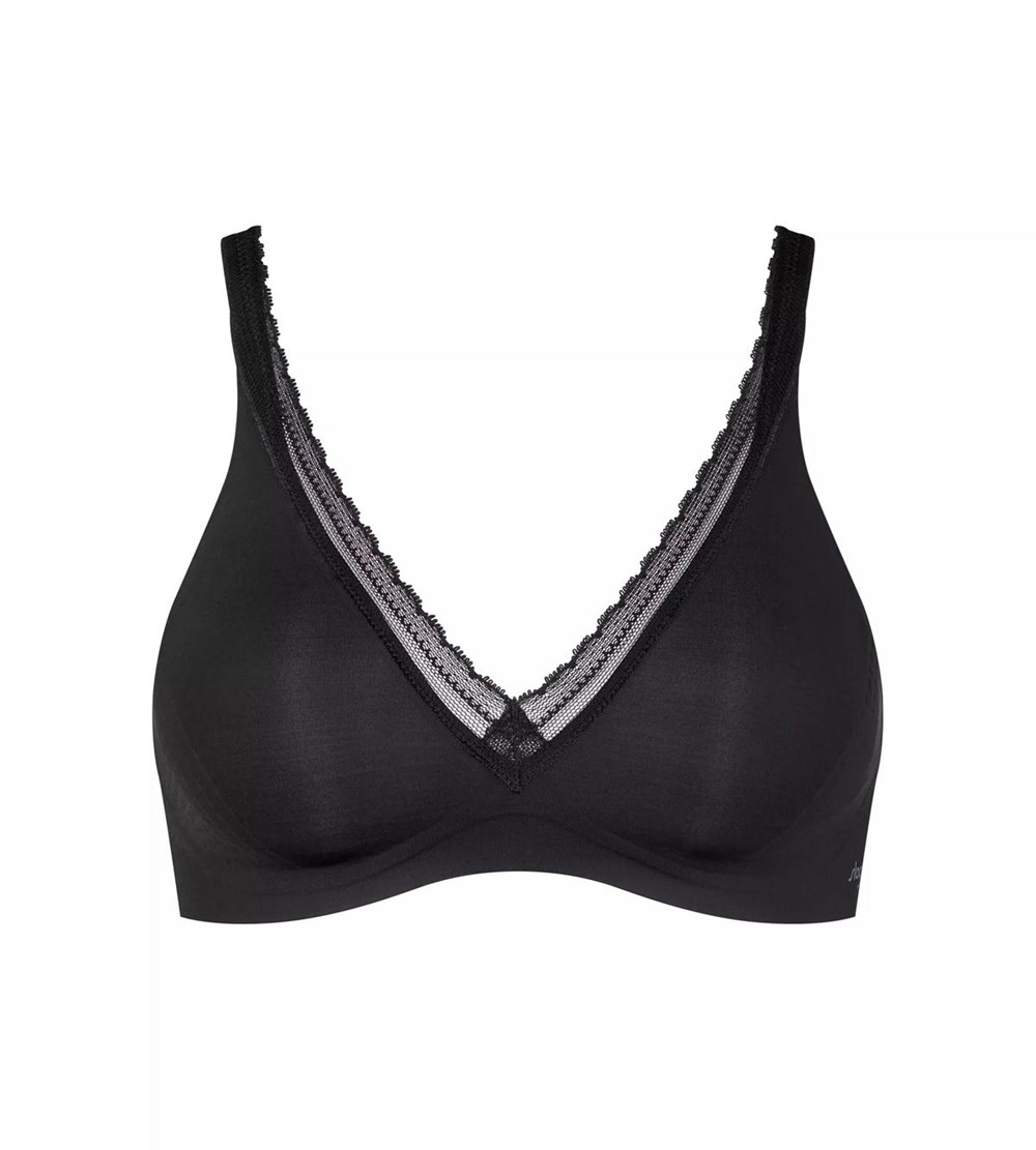 Sloggi Body Adapt Twist Watowany Bra Czarne | 74530-LQZB