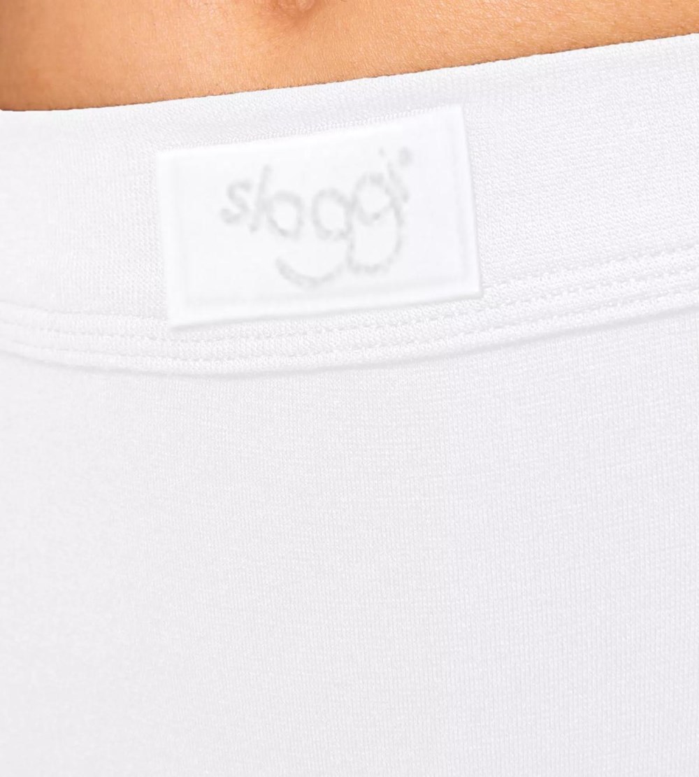 Sloggi Double Komfort Tai Brief Białe | 38149-NQLH