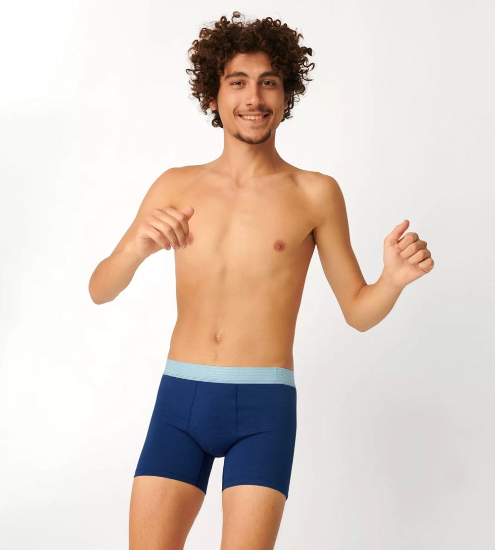 Sloggi Ever Cool Shorts Niebieskie | 31046-ZLXD