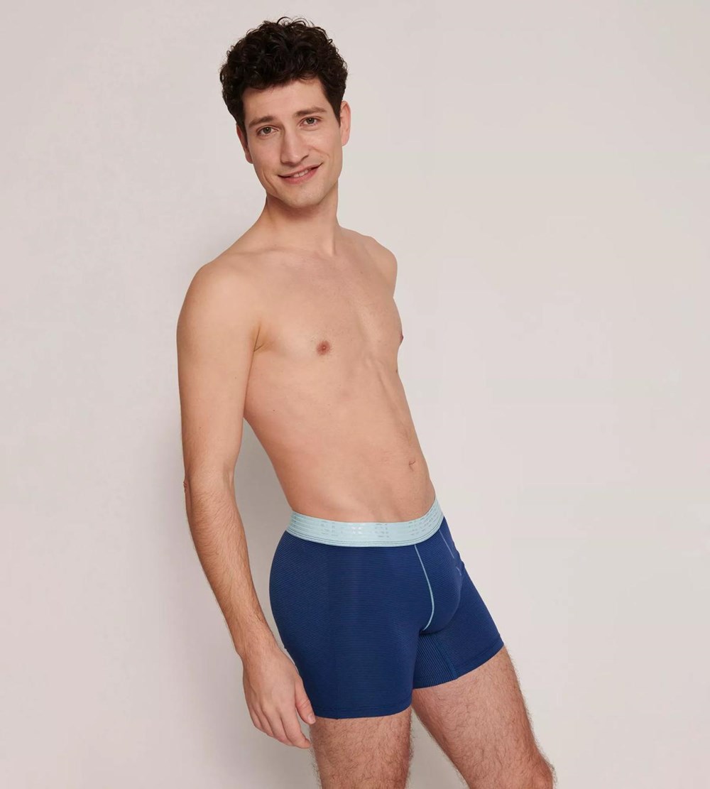 Sloggi Ever Cool Shorts Niebieskie | 31046-ZLXD