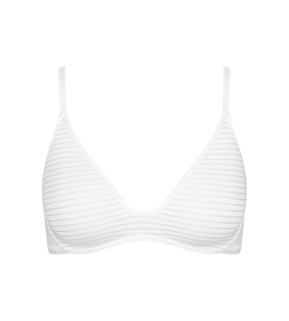 Sloggi Ever Fresh Plus Watowany Bra Białe | 14697-CPST