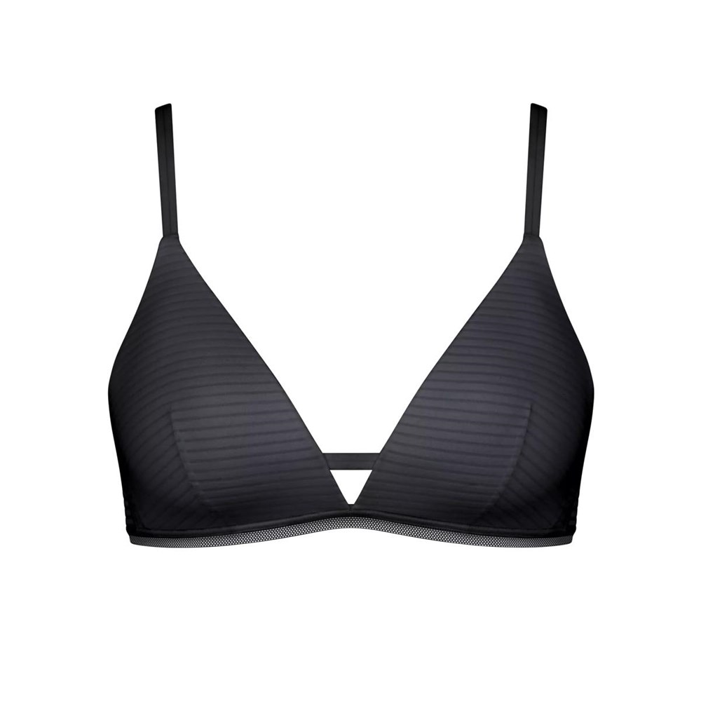 Sloggi Ever Fresh Watowany Bra Czarne | 61902-HCND