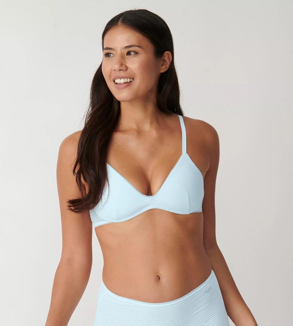 Sloggi Ever Fresh Watowany Bra Sky | 57148-QMRW