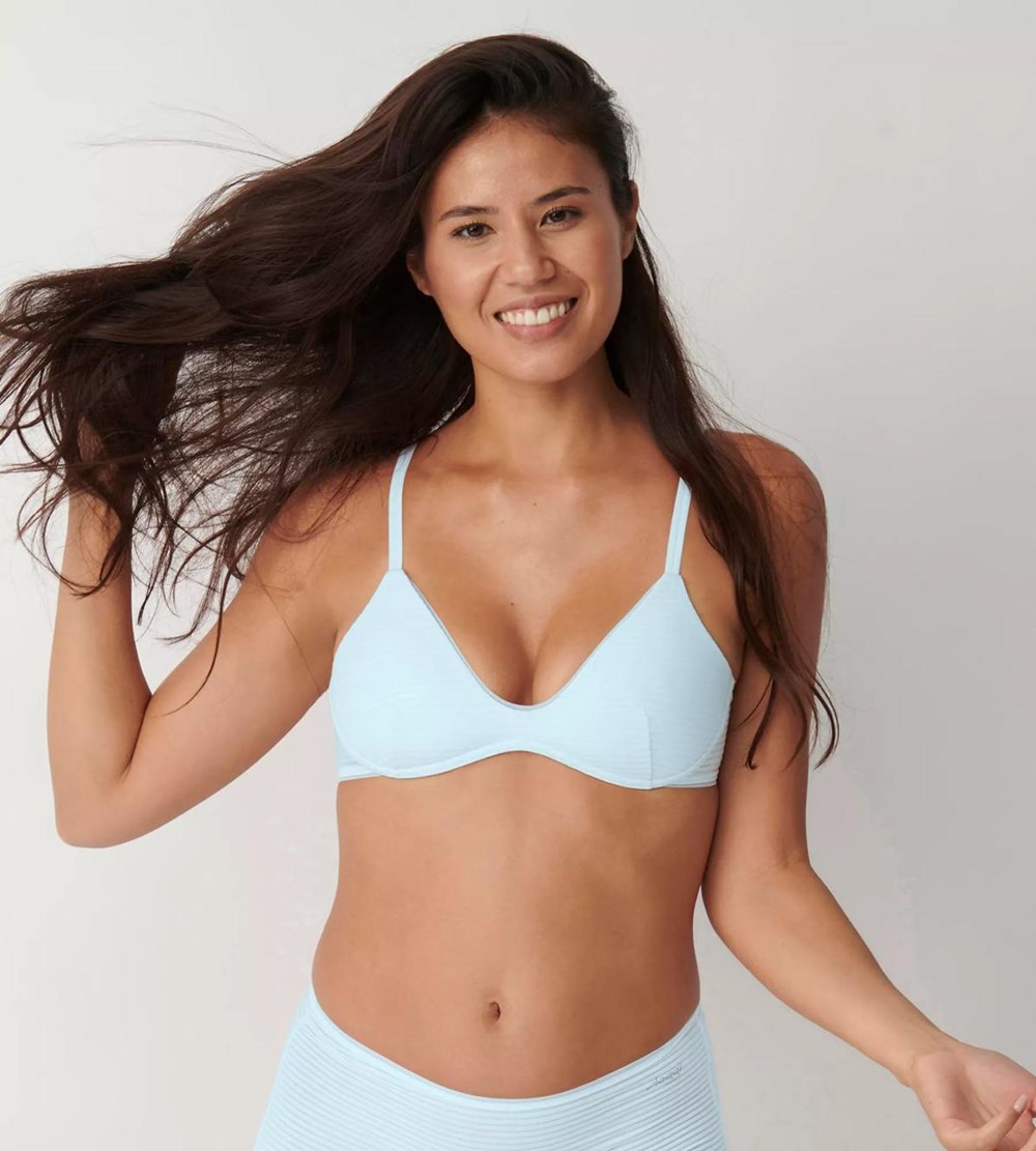 Sloggi Ever Fresh Watowany Bra Sky | 57148-QMRW