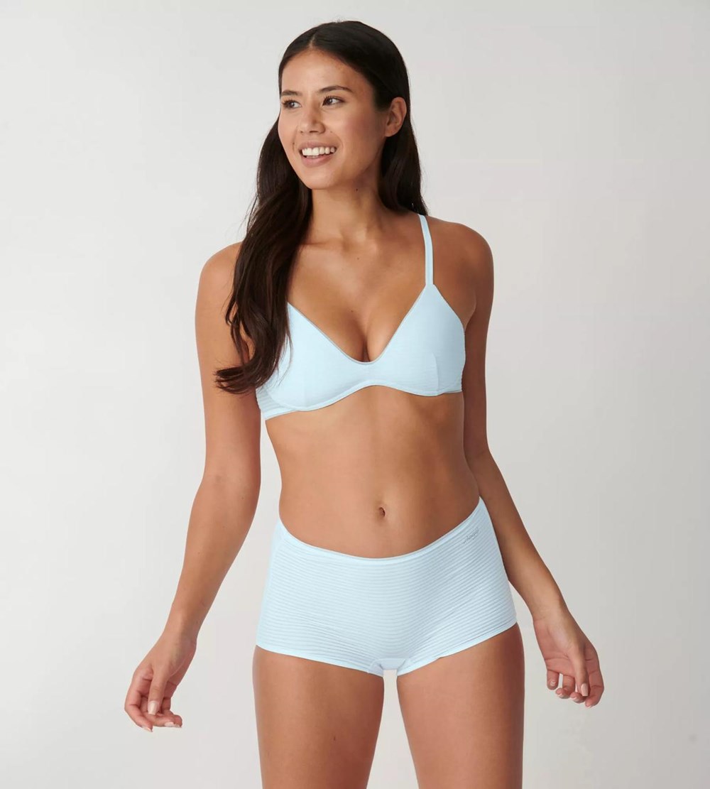 Sloggi Ever Fresh Watowany Bra Sky | 57148-QMRW