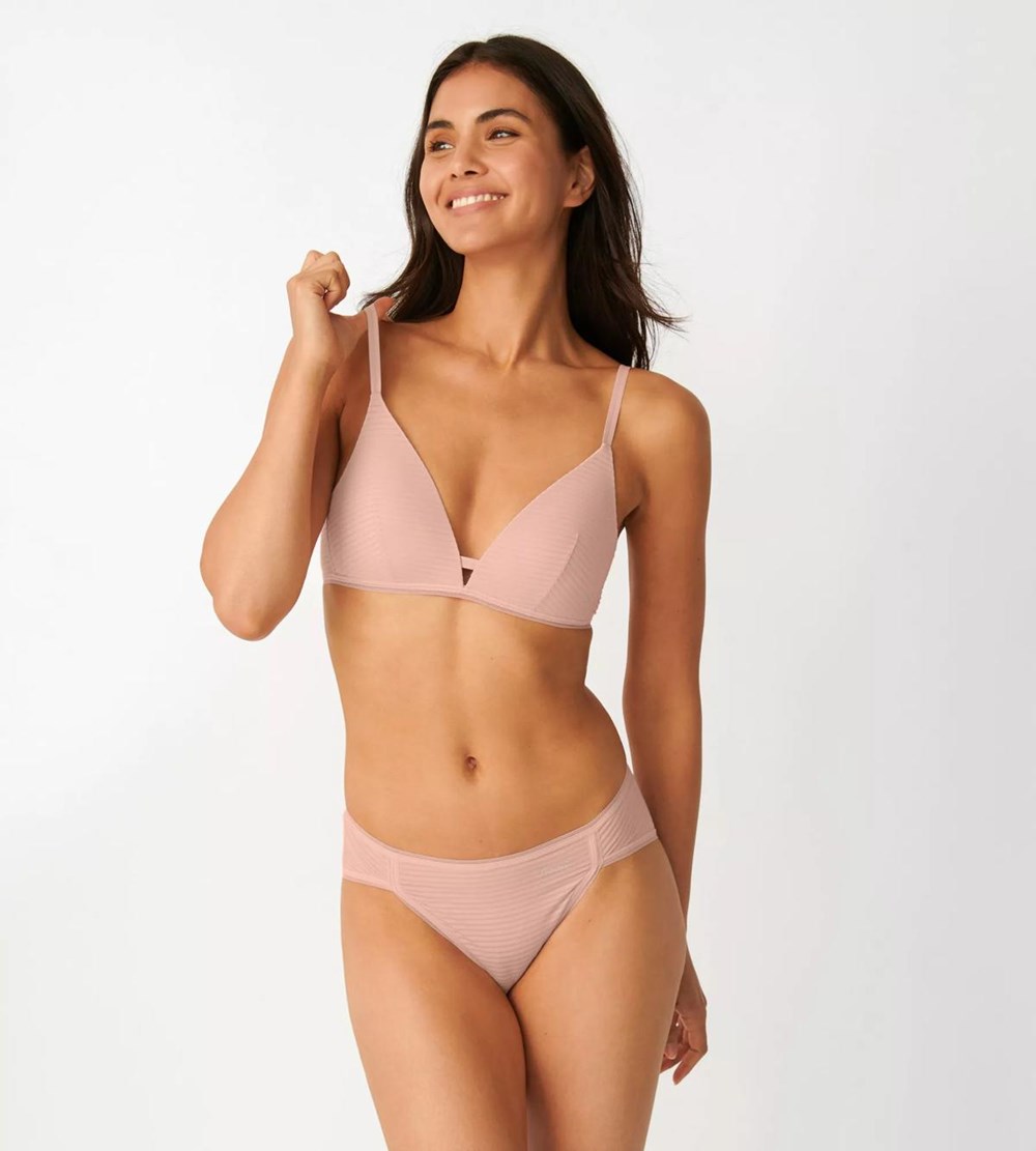 Sloggi Ever Fresh Watowany Bra V s terracotta | 73521-JOUR