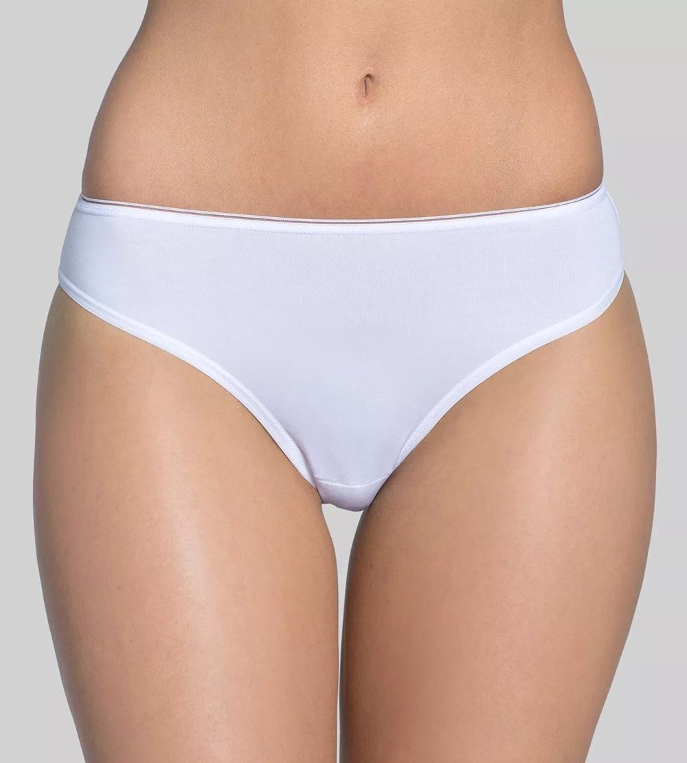 Sloggi Feel Sensational Tai Brief Białe | 74960-SCGE