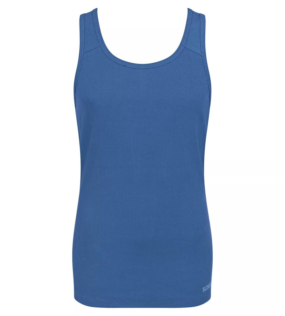 Sloggi Free Evolve Vest Tank Top Summer sky | 35641-RTBL