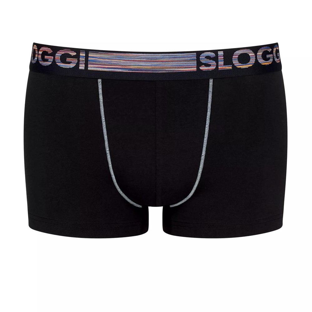 Sloggi Go Abc Natural Hipster Czarne | 23175-SKXN