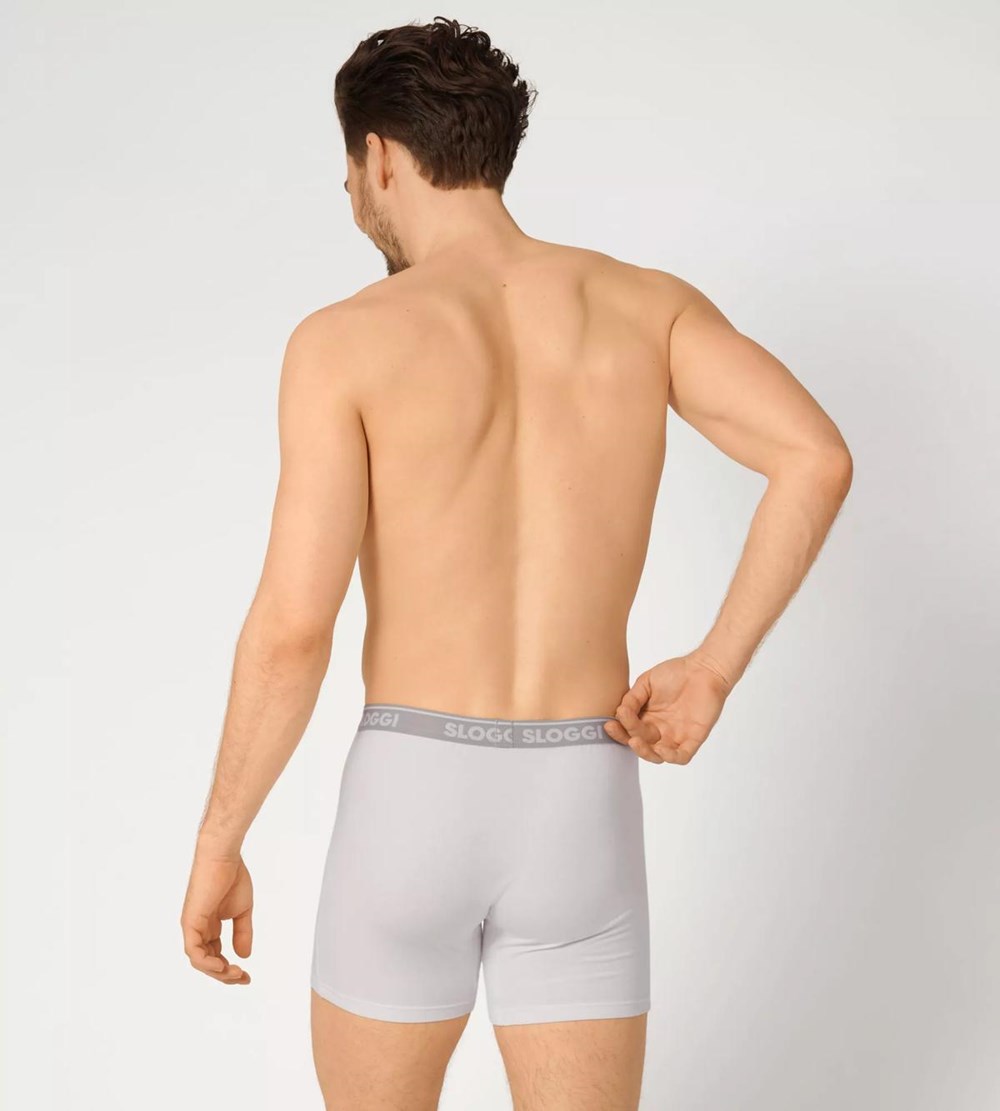 Sloggi Go Abc Shorts Białe | 89341-FMAO