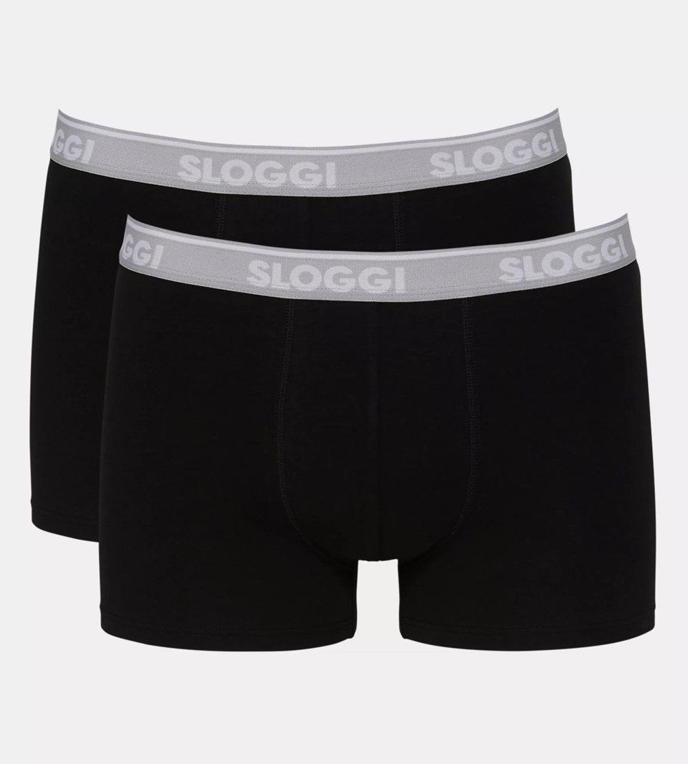 Sloggi Go Abc Shorts Czarne | 73259-STRF