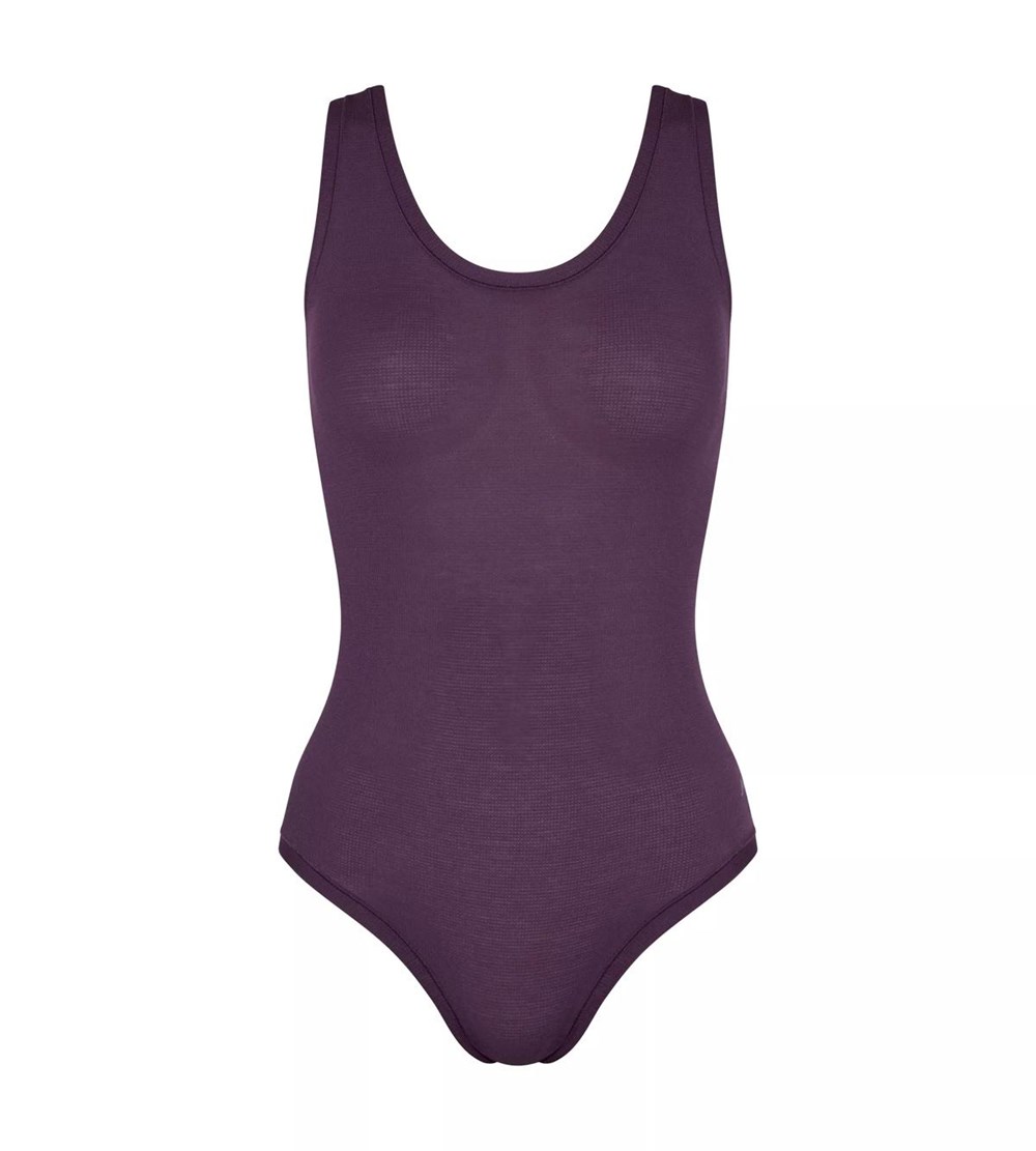 Sloggi Go Allround Body With Spaghetti Paskiem Plum | 84562-RTHP