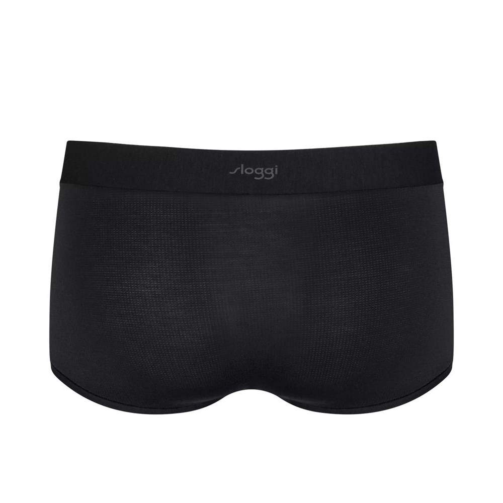 Sloggi Go Allround Boyshort Czarne | 40657-DEHR