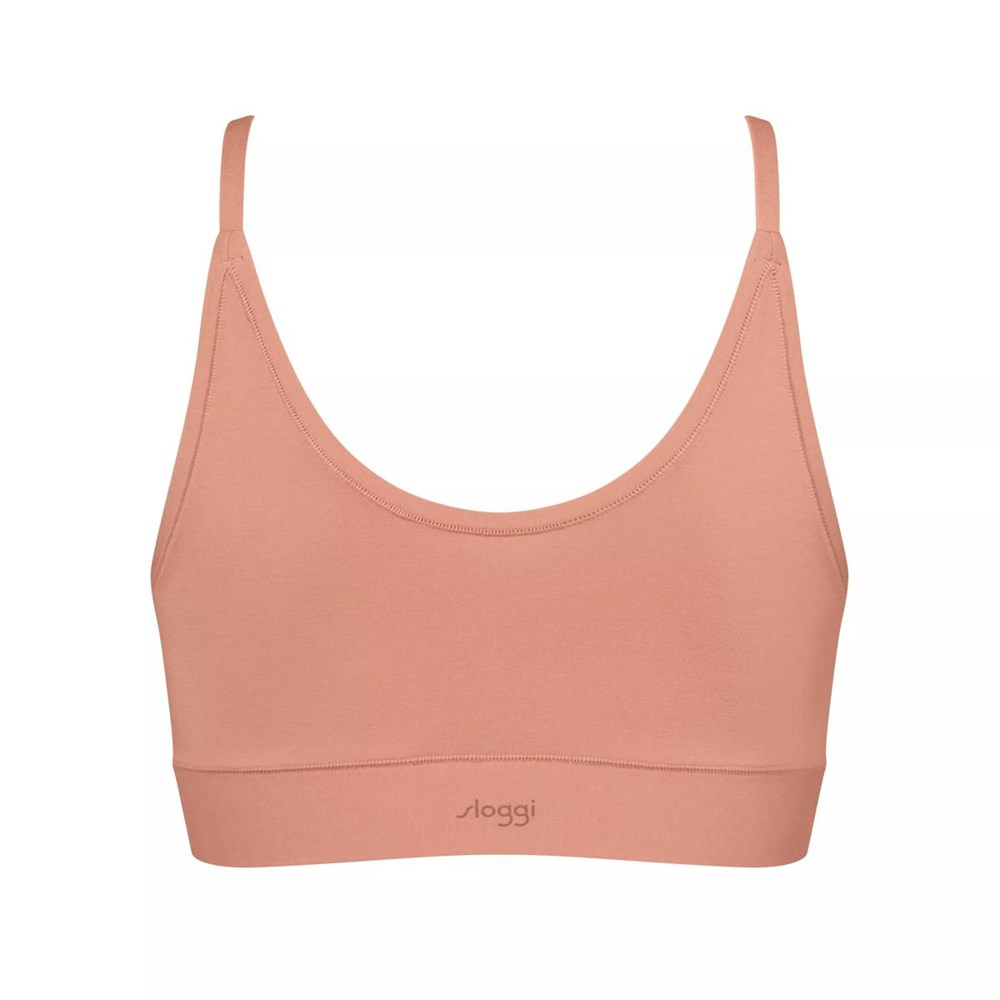 Sloggi Go Allround Koronkowe Bralette Indian Summer | 56948-OGPM