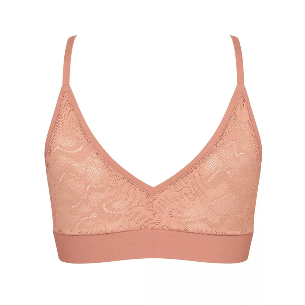 Sloggi Go Allround Koronkowe Bralette Indian Summer | 56948-OGPM