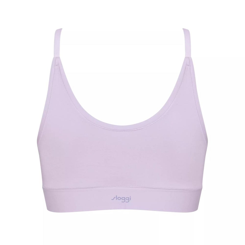 Sloggi Go Allround Koronkowe Bralette Lila | 07645-ZRGJ