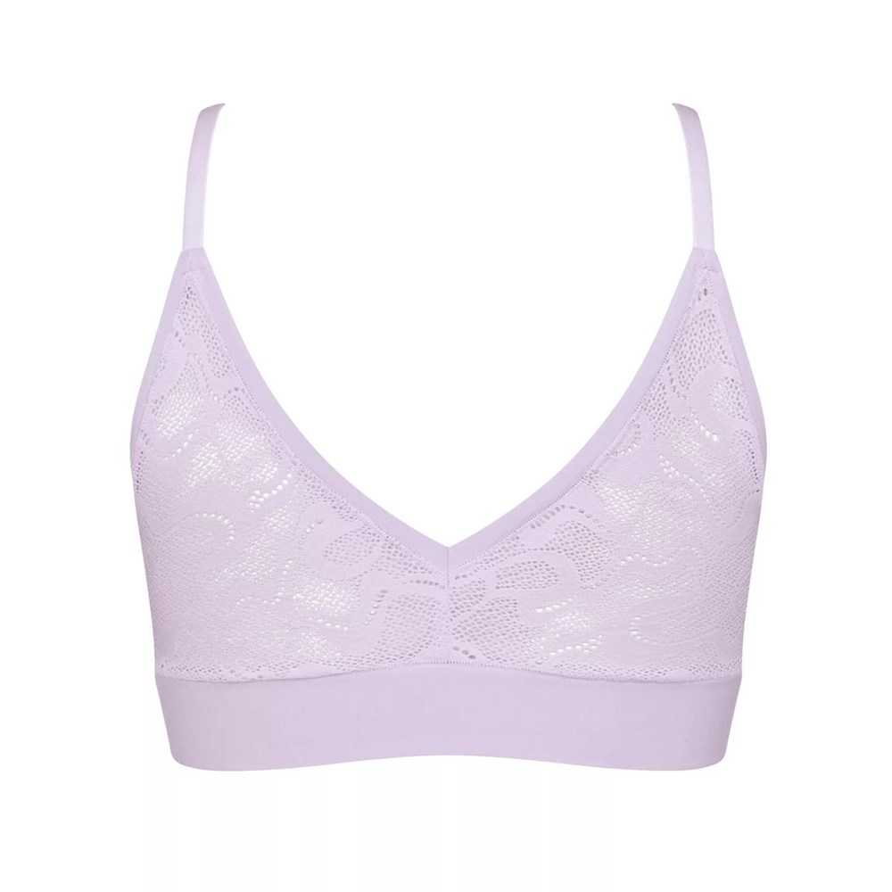 Sloggi Go Allround Koronkowe Bralette Lila | 07645-ZRGJ