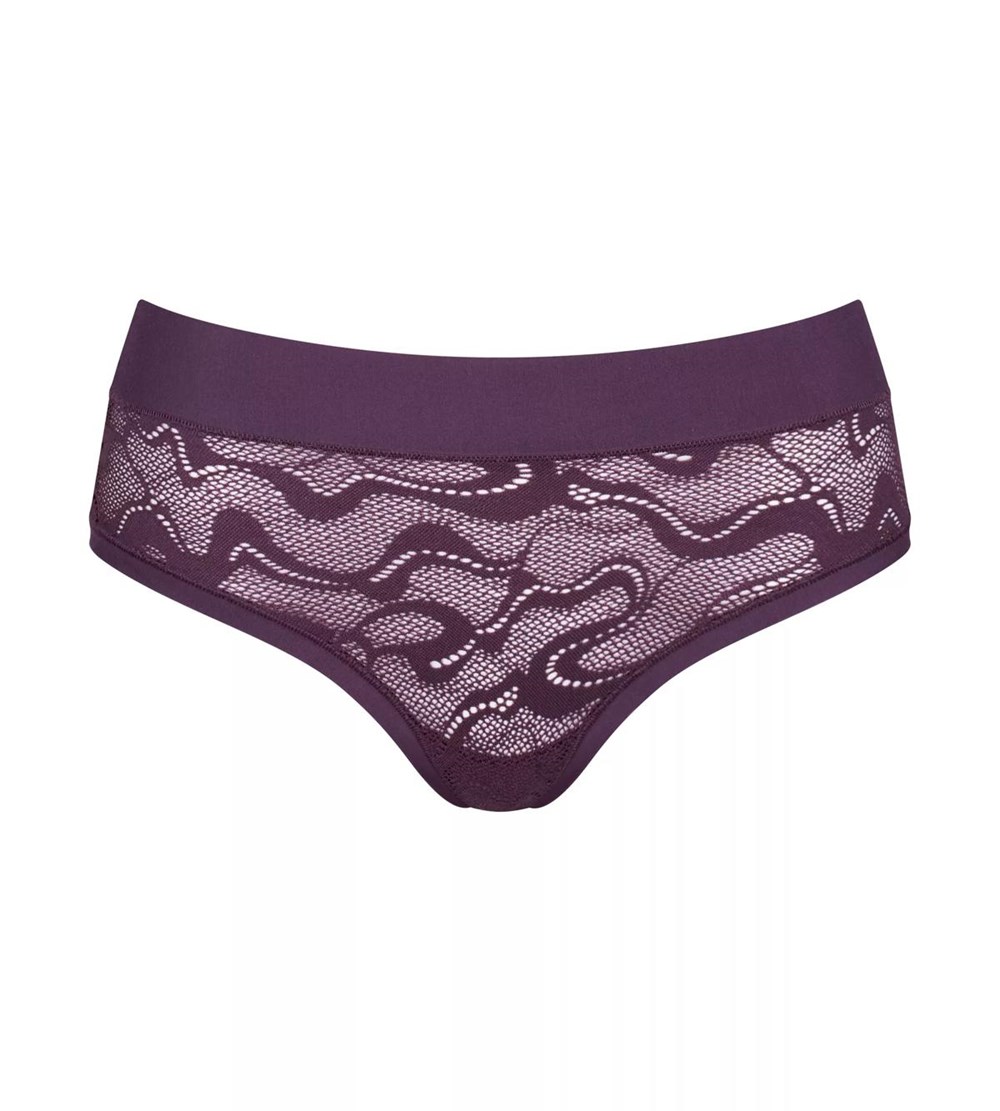 Sloggi Go Allround Koronkowe Midi Plum | 96713-VUEZ