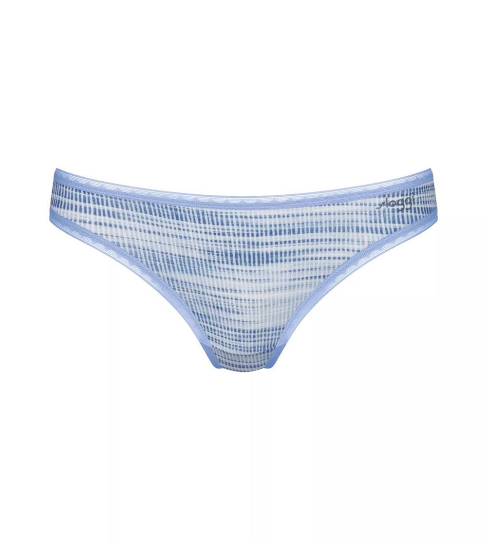 Sloggi Go Brazilian Brief Niebieskie Ciemny | 24038-VOHG