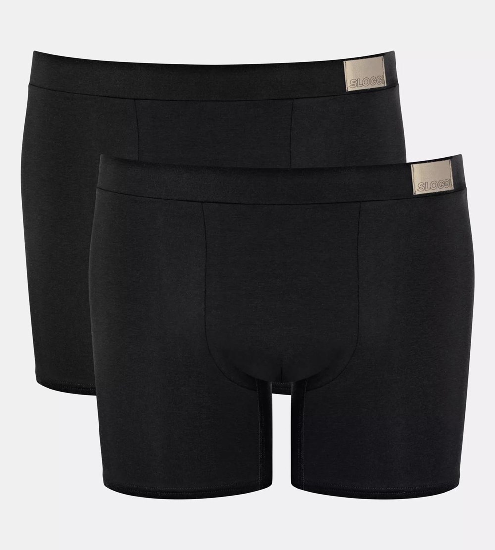 Sloggi Go Natural Shorts Czarne | 21596-FJOL