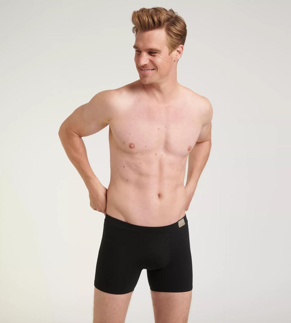 Sloggi Go Natural Shorts Czarne | 21596-FJOL