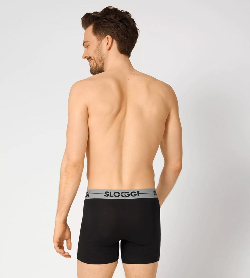 Sloggi Go Shorts Czarne | 42608-VLAT