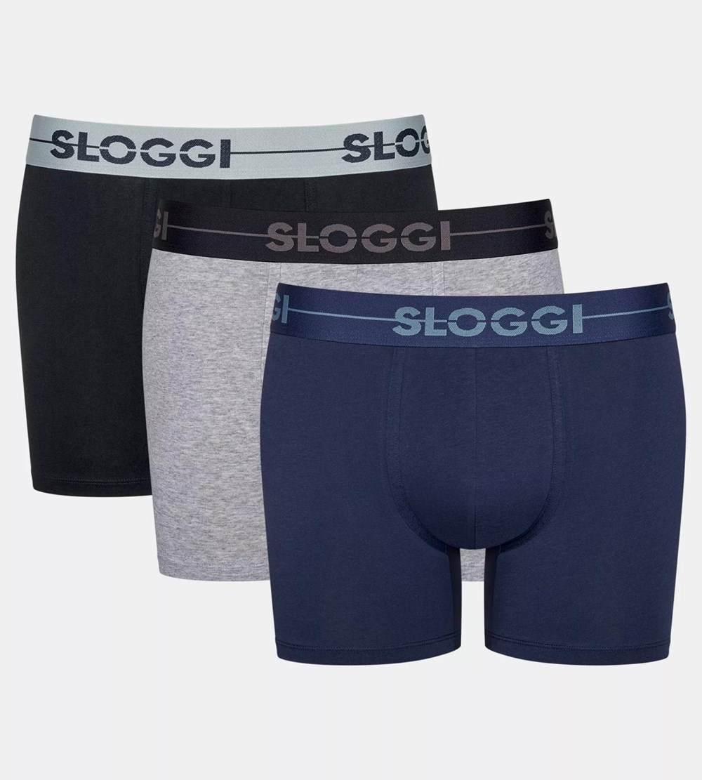 Sloggi Go Shorts Niebieskie Ciemny | 65241-GOSF