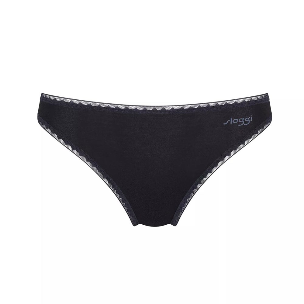 Sloggi Go Tai Brief Czarne | 93672-OYME