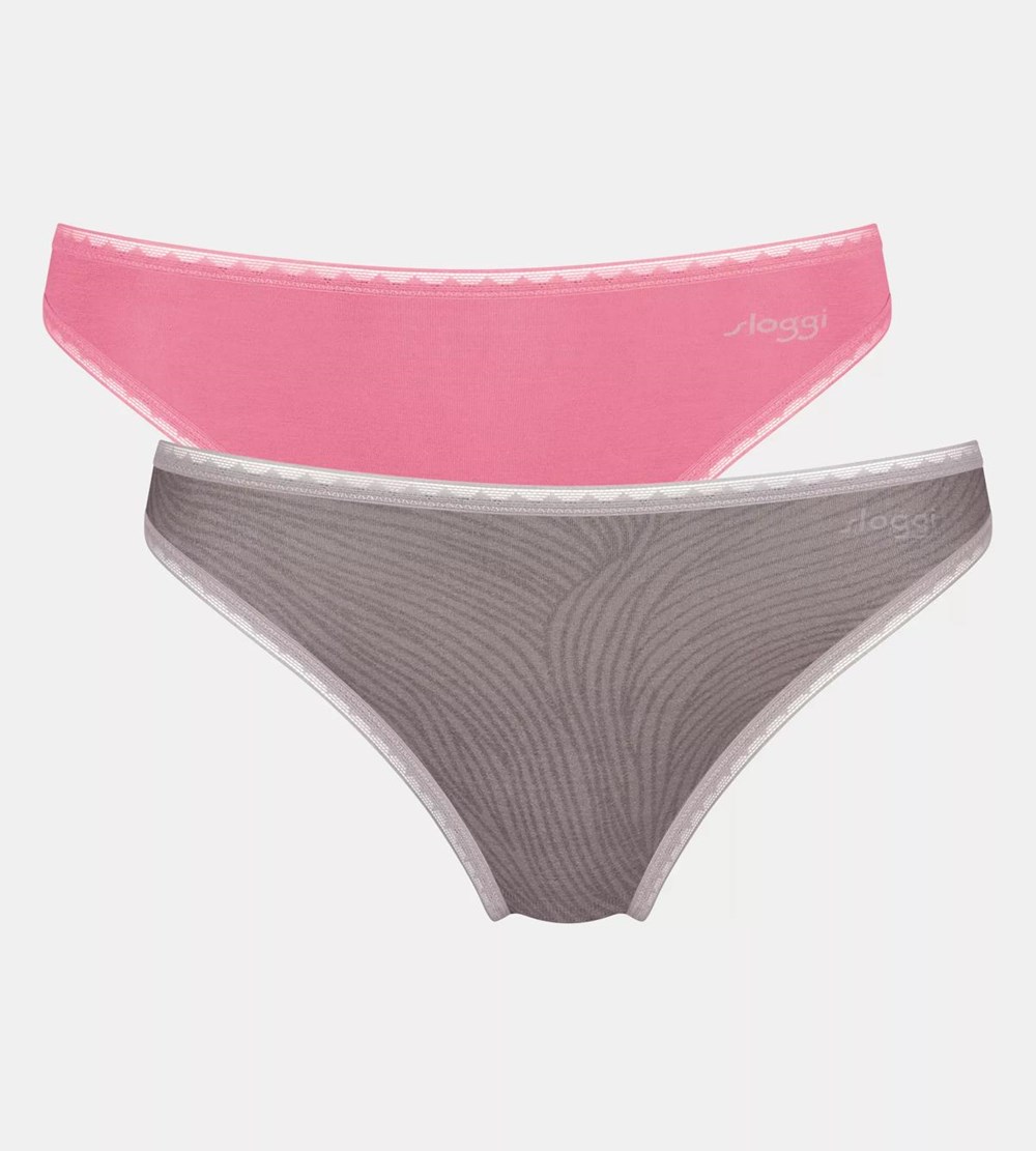 Sloggi Go Tai Brief Szare | 10379-JRGA