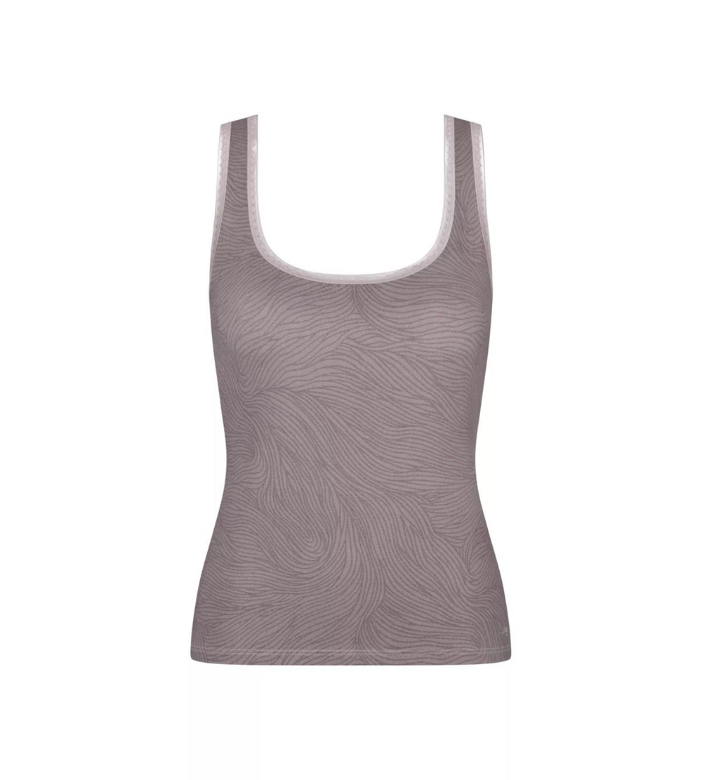 Sloggi Go Vest Tank Top Szare | 54089-EPMI