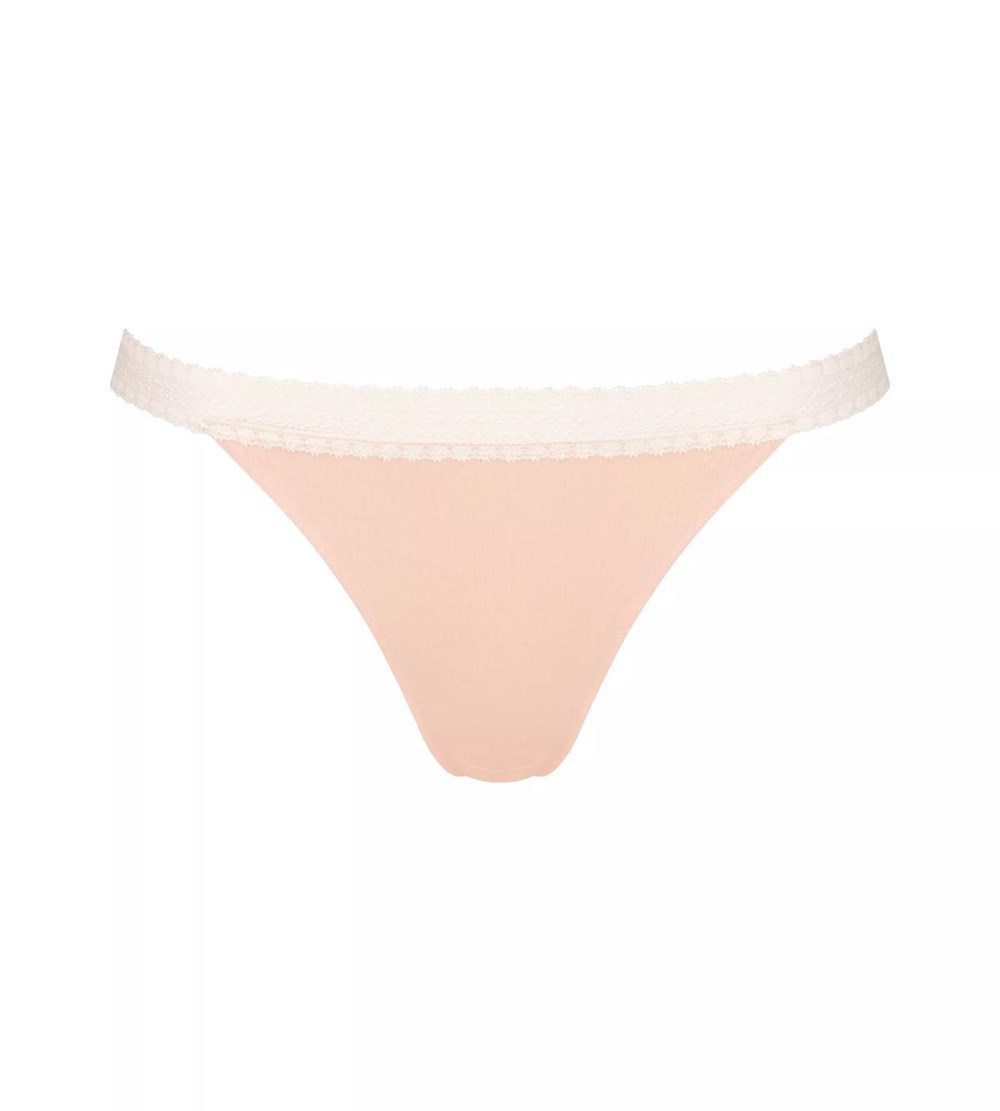 Sloggi Go Żebrowany Brazilian Brief Pomarańczowe | 06297-BALF