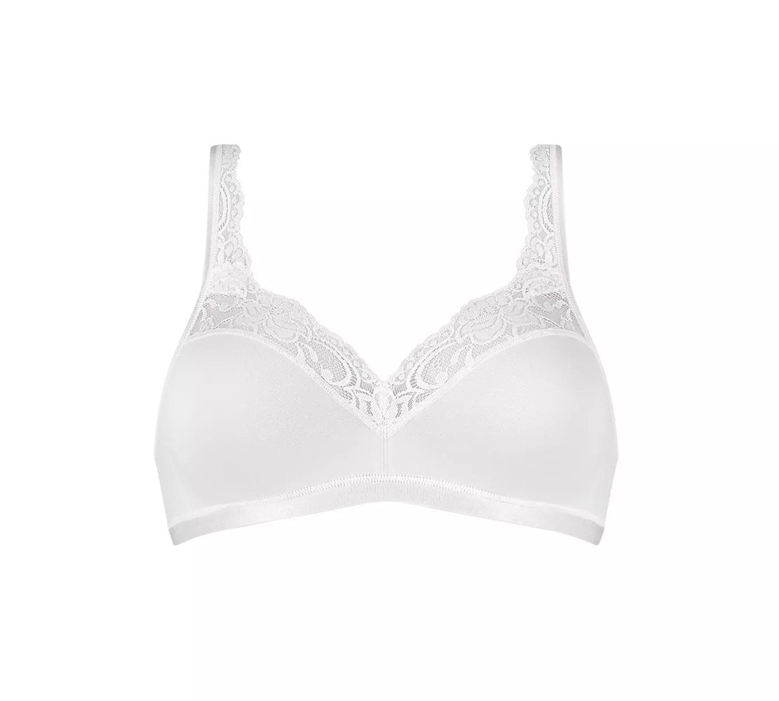 Sloggi Romance Bralette Białe | 41695-HBEC